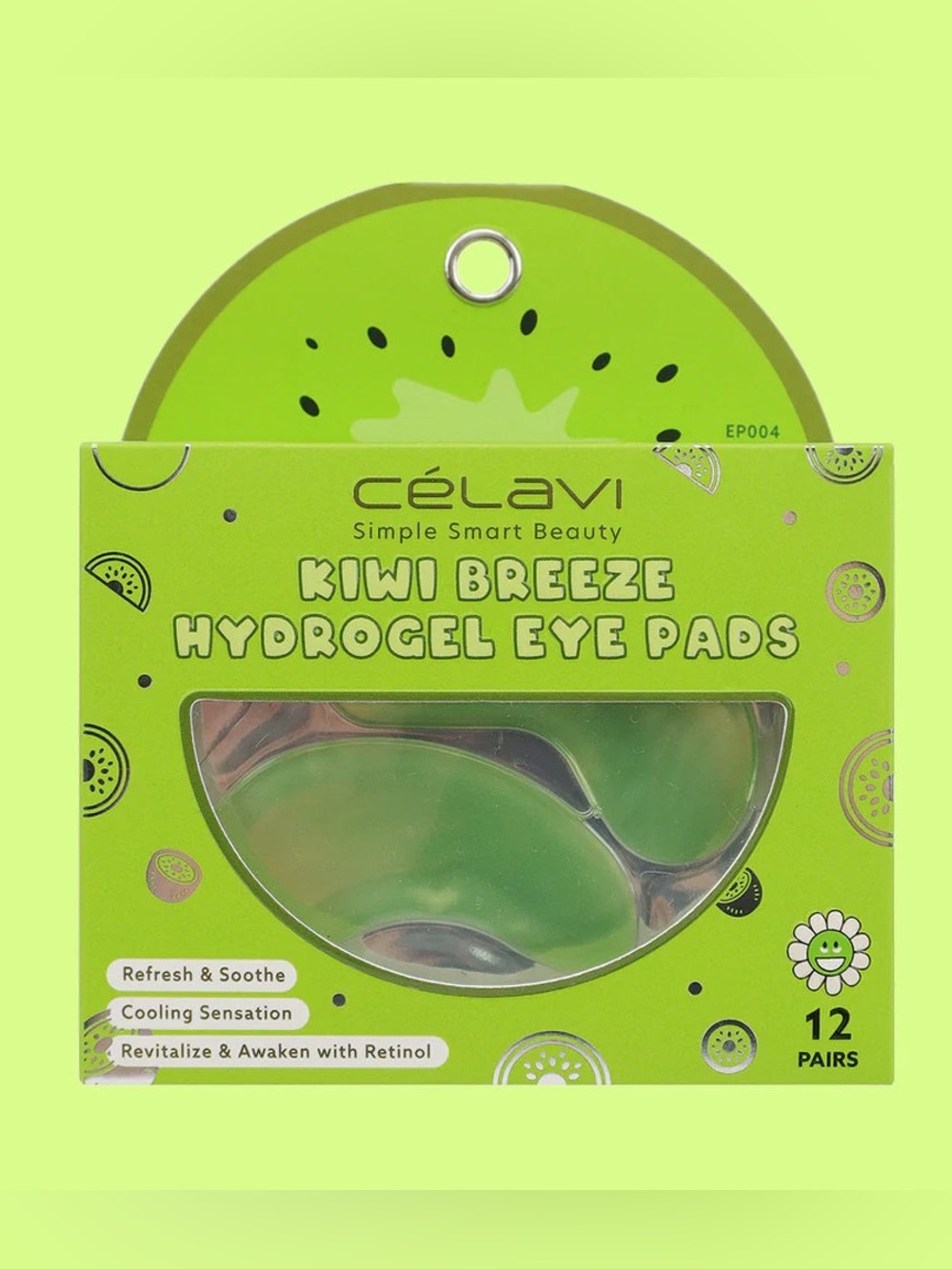 Célavi Kiwi Breeze Hydrogel Eye Pads (12 Pairs) – NIB